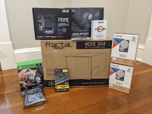 组装一台 22TB 容量的 NAS（家庭存储服务器）