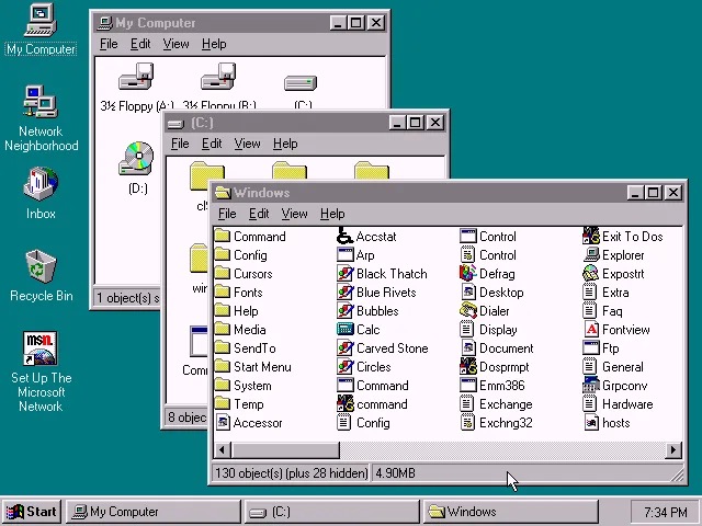 Windows 95 文件管理器